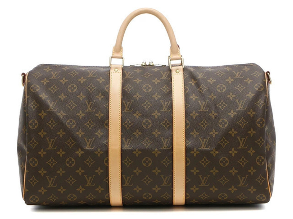 LOUIS VUITTON Keepall Bandouliere Monogram Boston Bag